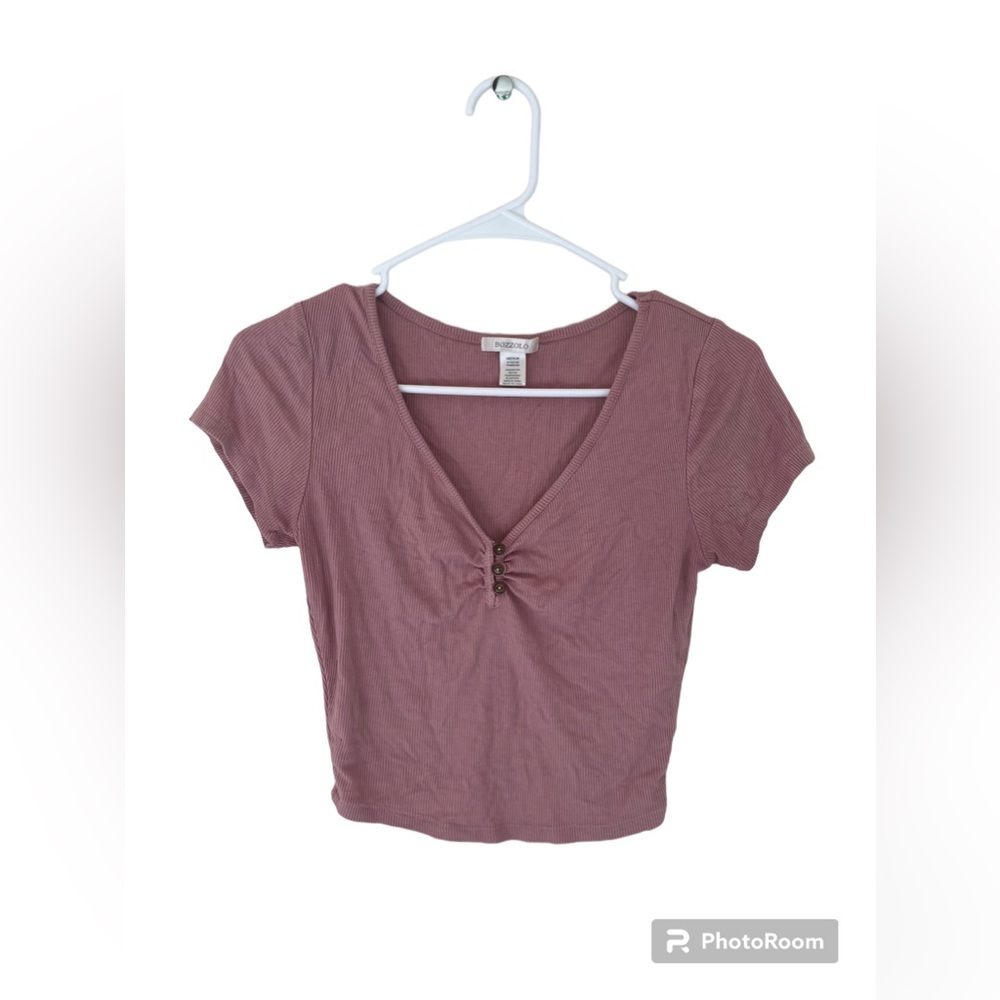 Bozzolo Pink Crop Top